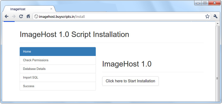 Image Host Installer