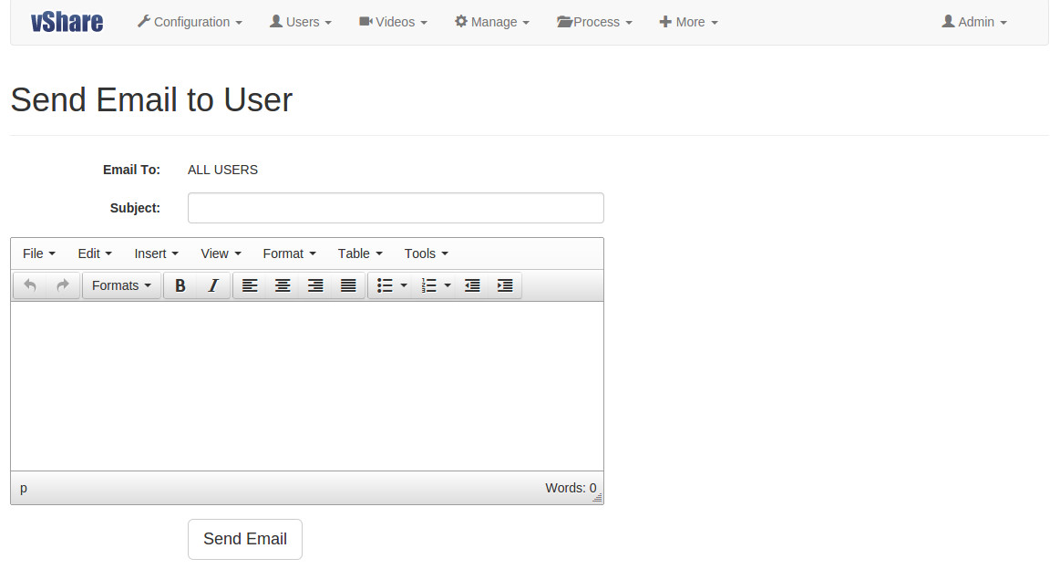 Email Users