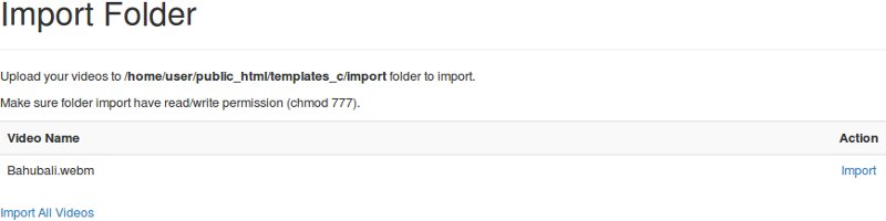 Import Folder