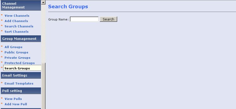 Search Groups