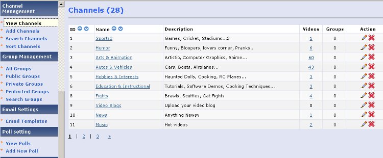 View Channels